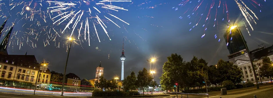 Silvesterparty an der Spree